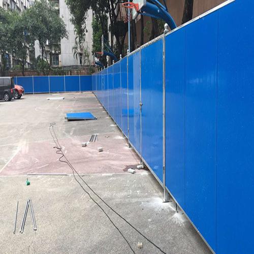 广州pvc彩钢围挡建筑工地施工围墙市政工程道路防护栏围蔽厂家